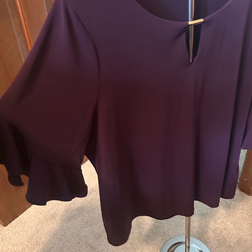 Elegant Purple Women's Calvin Klein Top